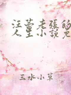 汪蕾老张的风流人生小说免费阅读