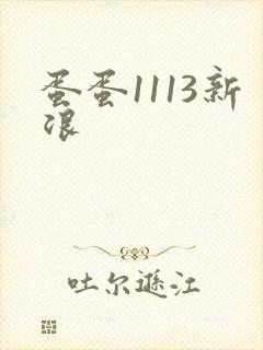 蛋蛋1113新浪