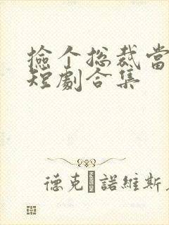 捡个总裁当老公短剧合集