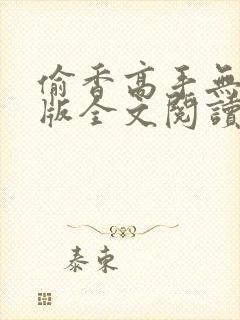 偷香高手无删减版全文阅读