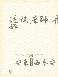 流氓老师 夜独醉