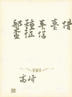 那种平台借钱不查征信