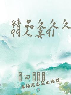 精品久久久久久99人妻91