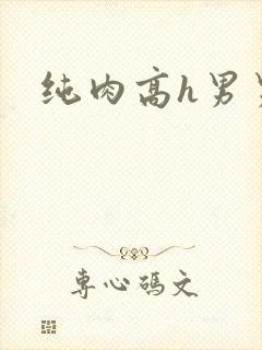 纯肉高h男男文