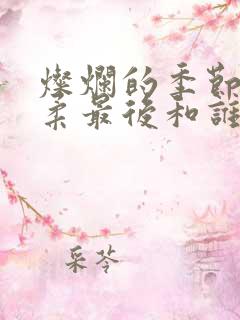 灿烂的季节杨春柔最后和谁在一起了