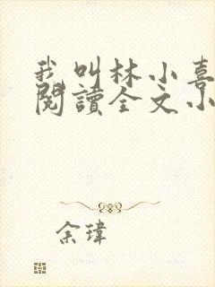 我叫林小喜免费阅读全文小说
