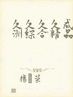 久久久久成人亚洲综合精品