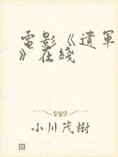 电影《遗军之战》在线