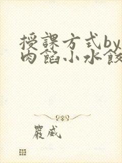 授课方式by 肉馅小水饺