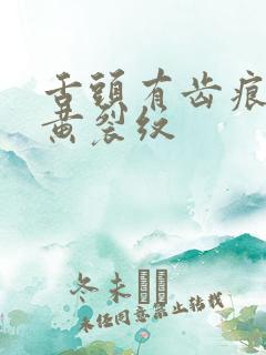 舌头有齿痕是腻黄裂纹