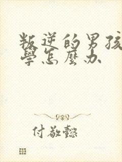 叛逆的男孩子厌学怎么办