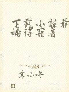 下载小说爷是病娇得宠着