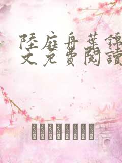 陆庭舟叶锦禾全文免费阅读