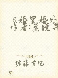 《婚里婚外》 作者:叶晓井