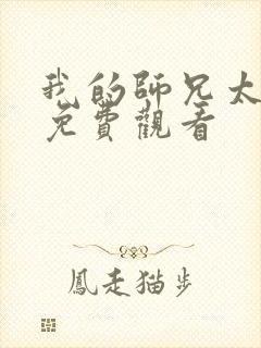 我的师兄太动漫免费观看