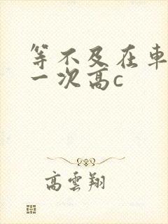 等不及在车里做一次高c