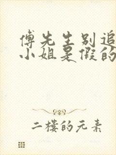 傅先生别追了大小姐是假的短剧