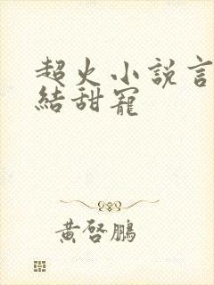 超火小说言情完结甜宠