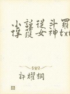 小说从斗罗开始俘获女神txt