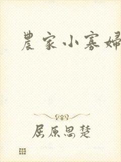 农家小寡妇
