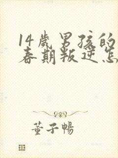 14岁男孩的青春期叛逆怎么办