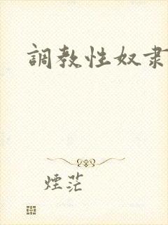 调教性奴隶小说