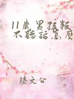 11岁男孩叛逆不听话怎么办