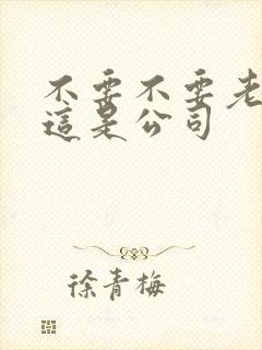 不要不要老板别这是公司