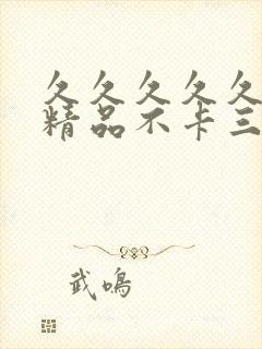 久久久久久人妻精品不卡三区