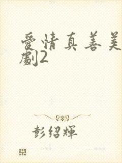 爱情真善美电视剧2