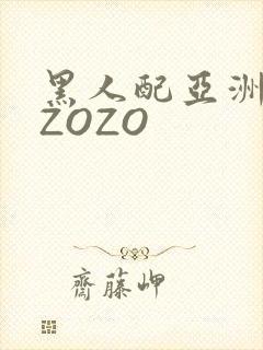 黑人配亚洲女人ZOZO