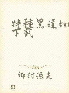 特种黑道txt下载