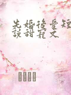 先婚后爱短篇小说甜宠文