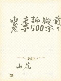 吃老师胸前的小兔子500字作文