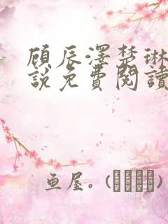 顾辰泽楚琳薇小说免费阅读最新章节