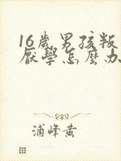 16岁男孩叛逆厌学怎么办