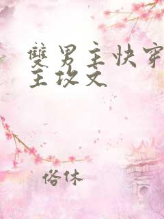 双男主快穿老实主攻文