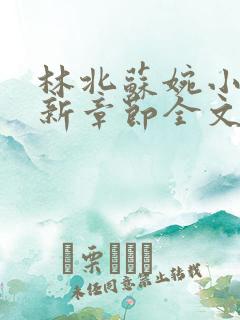 林北苏婉小说最新章节全文阅读