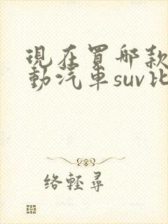 现在买哪款纯电动汽车suv比较好