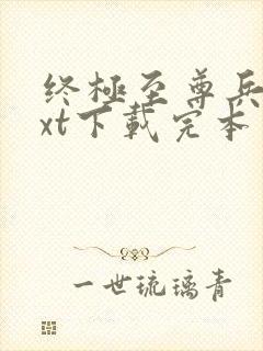 终极至尊兵王txt下载完本