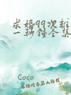 求婚99次离婚一秒钟全集