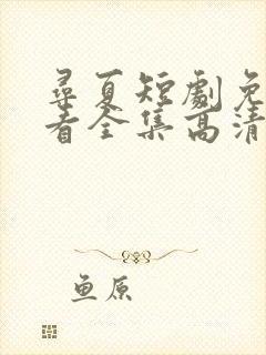 寻夏短剧免费观看全集高清