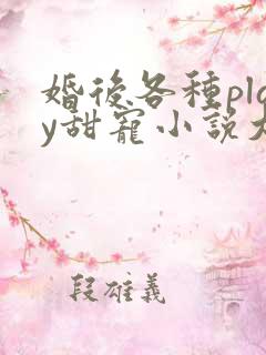 婚后各种play甜宠小说大结局