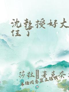 沈教授好大含不住了