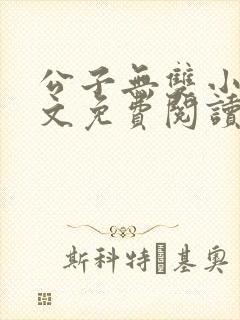 公子无双小说全文免费阅读