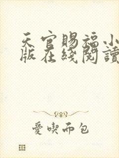 天官赐福小说正版在线阅读