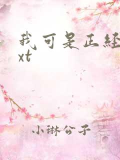 我可是正经人txt