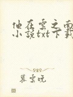 他在云之南全本小说txt下载