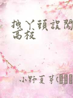 拽丫头误闯男子高校