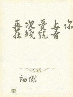 再次爱上你韩剧在线观看